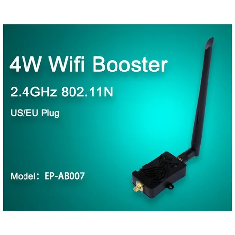 4 Вт 4000 МВт 802.11b/ G/ N Wifi Беспроводной Усилитель маршрутизатор 2,4 ГГц WLAN ZigBee BT Усилитель сигнала с антенной TDD (штекер EU)