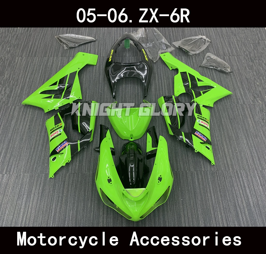 

New ABS Injection Molding Fairings Kits Fit For 636 ZX-6R 2005 2006 Bodywork Set Motorcycle Accessories