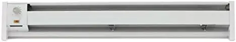 

Portable Baseboard Heater,1500 Watt, 120 Volt, 46" Wide, White