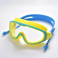 childrens swimming goggles waterproof and anti fog hd transparent swimming equipment with earplugs set