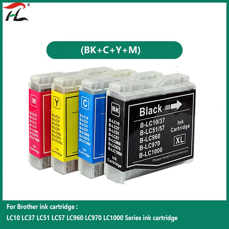 HTL LC51 LC37 LC57 LC970 LC1000 многоразовый картридж для принтера brother DCP-130C 135C 150C |