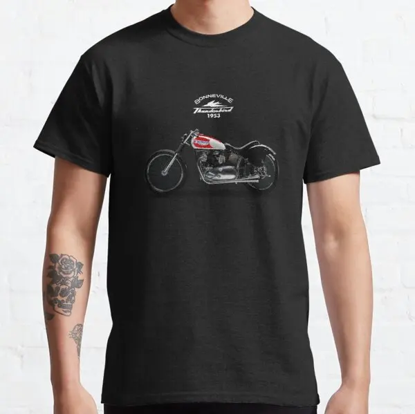 

Классическая мотоциклетная футболка Triumph Bonneville Thunderbird 1953 для CCM Bakker MV Ghezzi BMW KTM Aprilia