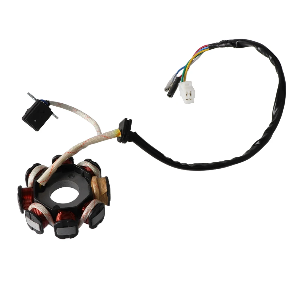 ATV 8-катушка магнитного генератора статора зажигания подходит для GY6 139QMB 139QMA