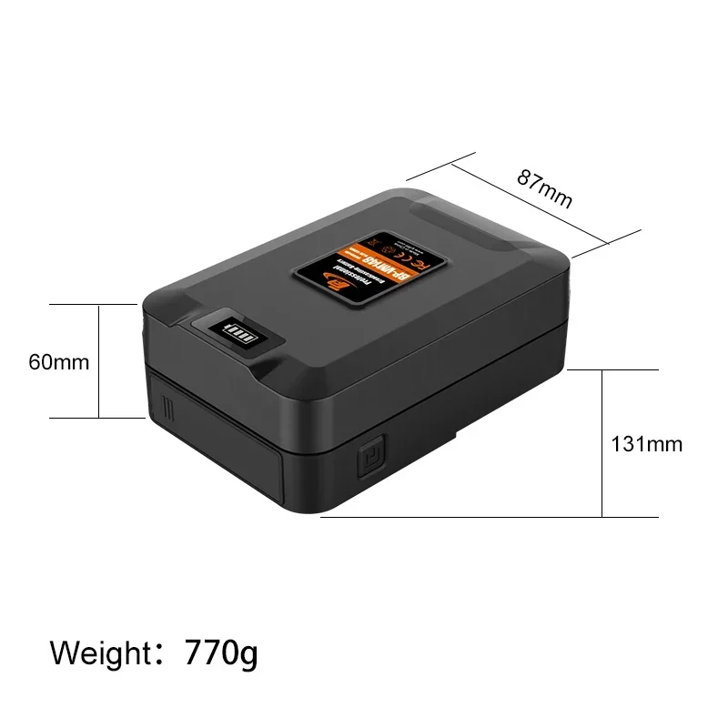 148wh V Mount Battery Lock для видеосъемки аналогично порту Type-C и D-TAP