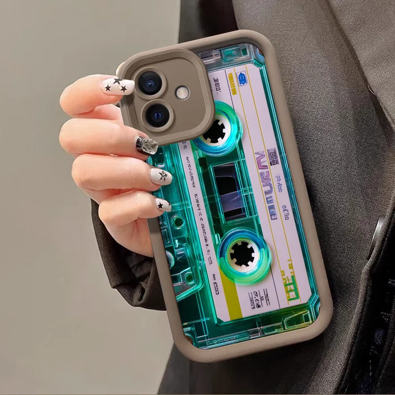 Фото Уникальный креативный чехол для телефона в виде кассеты для Google Pixel 10 9 8 7 8A 7A Pro XL 9A 5G, противоударный, мягкий, с защитой от падений, художественный дизайн №5