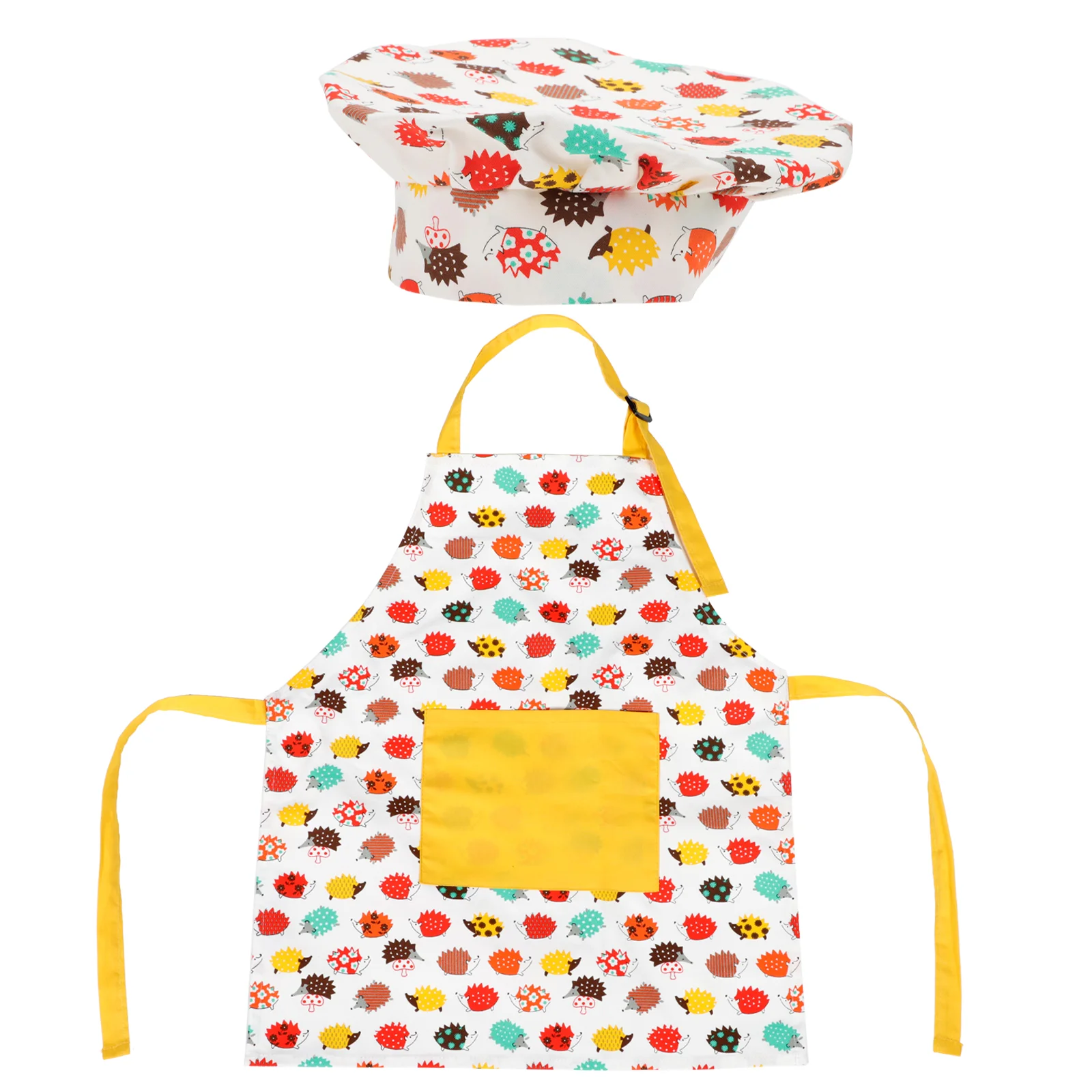 

Детский фартук, детский хлопковый фартук с шапкой шеф-повара, 1 комплект