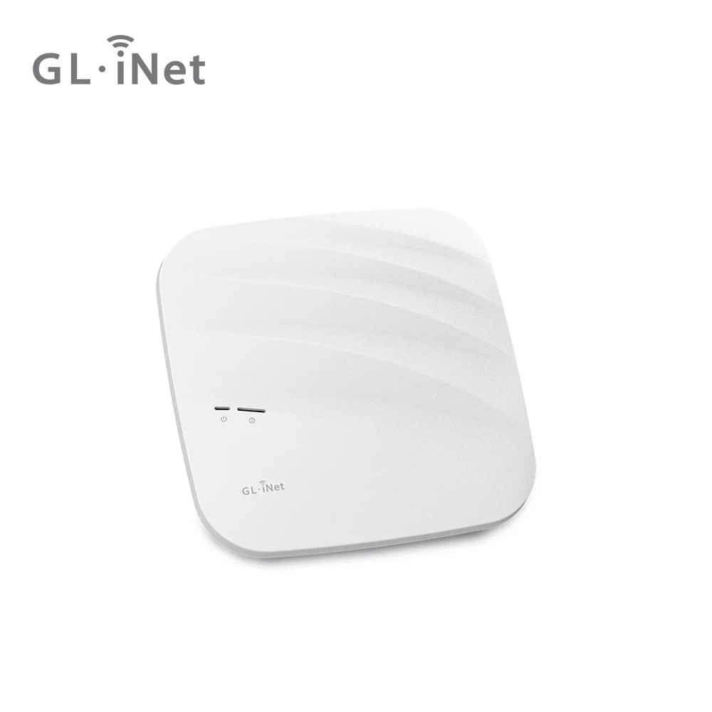 

GL-iNet GL-AP1300 Cirrus Enterprise Ceiling Wireless Access Point 400Mbps(2.4G)+867Mbps(5G) Combined Wi-Fi, 128MB RAM, OpenVPN,