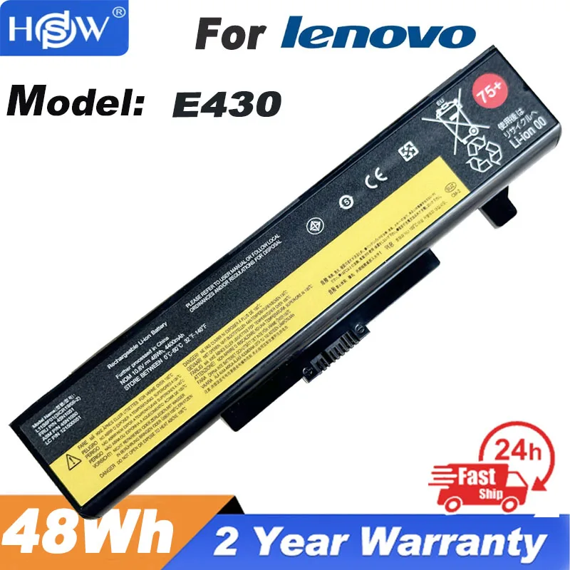 Аккумулятор для ноутбука Lenovo ThinkPad Edge E440 E431 E435 E531 E535 E540 E430C E545 K49A E49 45N1043/42 75 + 5600 мАч E430 Lapt