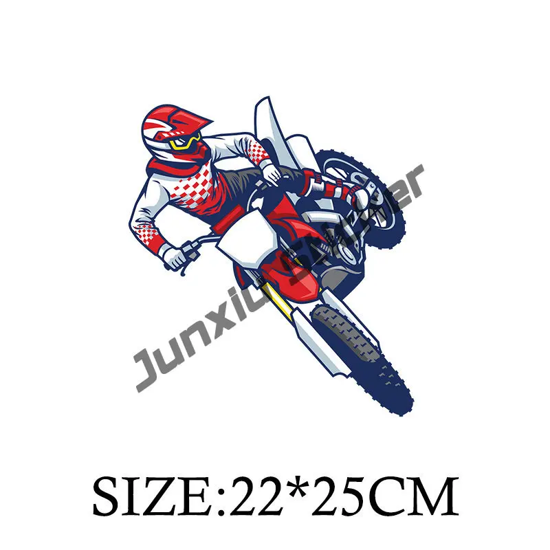 Fly Мотоцикл Гонщик Мотокросс автомобильная наклейка ПВХ красочные наклейки