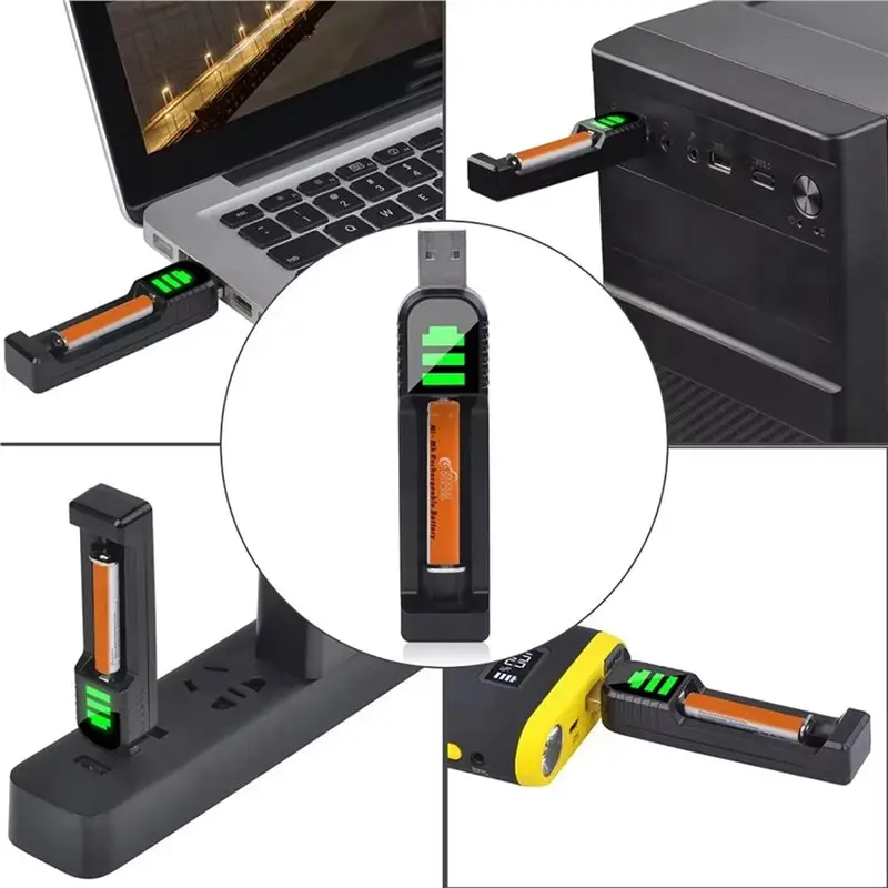 Фото Аккумуляторная батарея JABS-2X 1,2 В AAAA Ni-MH для стилуса, Bluetooth-наушников, USB для емкостного стилуса Microsoft №3