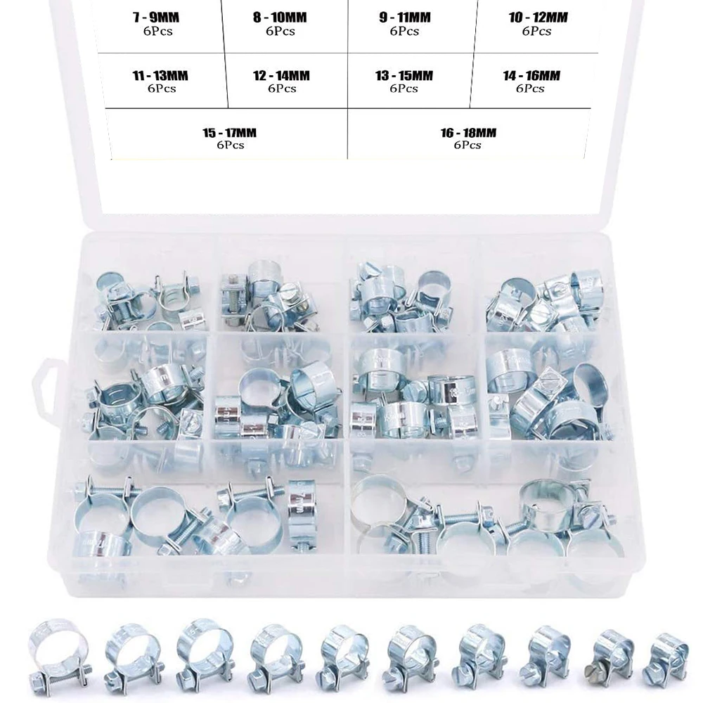 

Набор хомутов для труб из оцинкованной стали