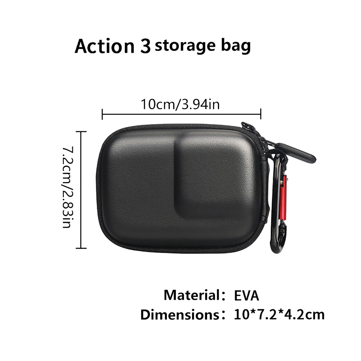 

Для GoPro Hero 11 10 9 8 Водонепроницаемая Женская защитная сумка из искусственной кожи для спортивной камеры коробка для хранения для Dji Osmo Action 3 2 аксессуар