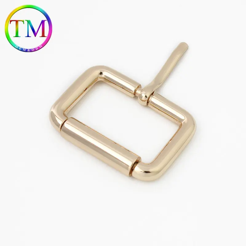 10-50Pcs 6Colors Metal Single Pin Buckle Handbag Strap Square Ring Adjuster Buckle For Belt Leather Craft Accessories