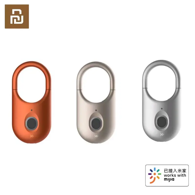 

Youpin Smart Lock Bluetooth Fingerprint Padlock Door Lock Keyless Unlock Anti-lost Device Anti-theft Padlock For Mi Home App