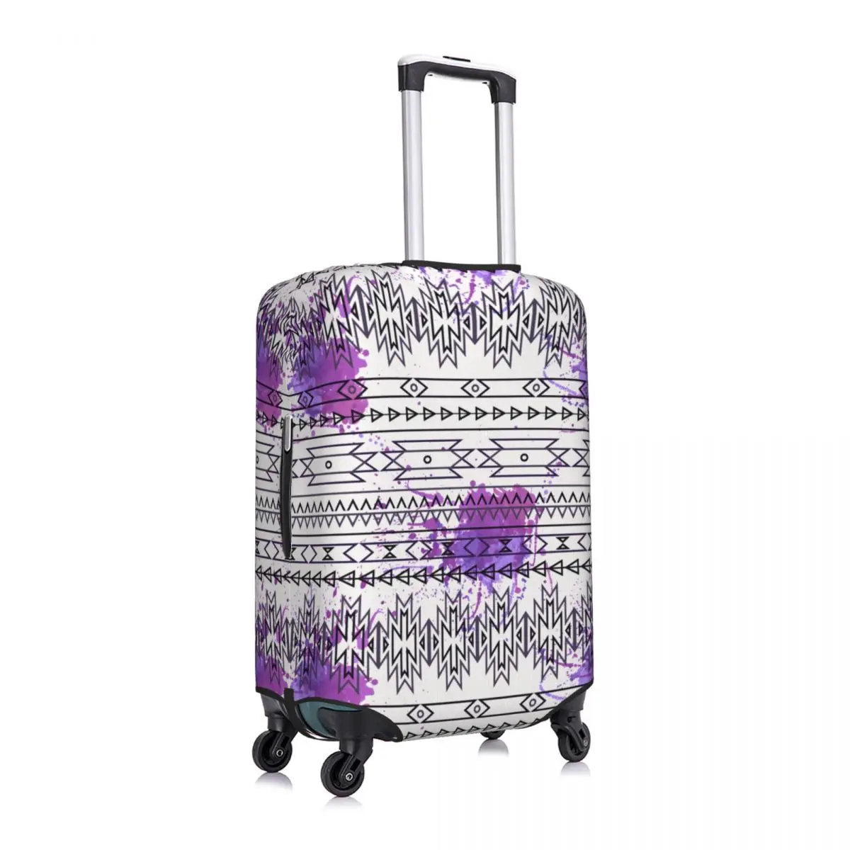 

Ethnic Pattern Luggage Cover Spandex Suitcase Protector Fits 19-21 Inch