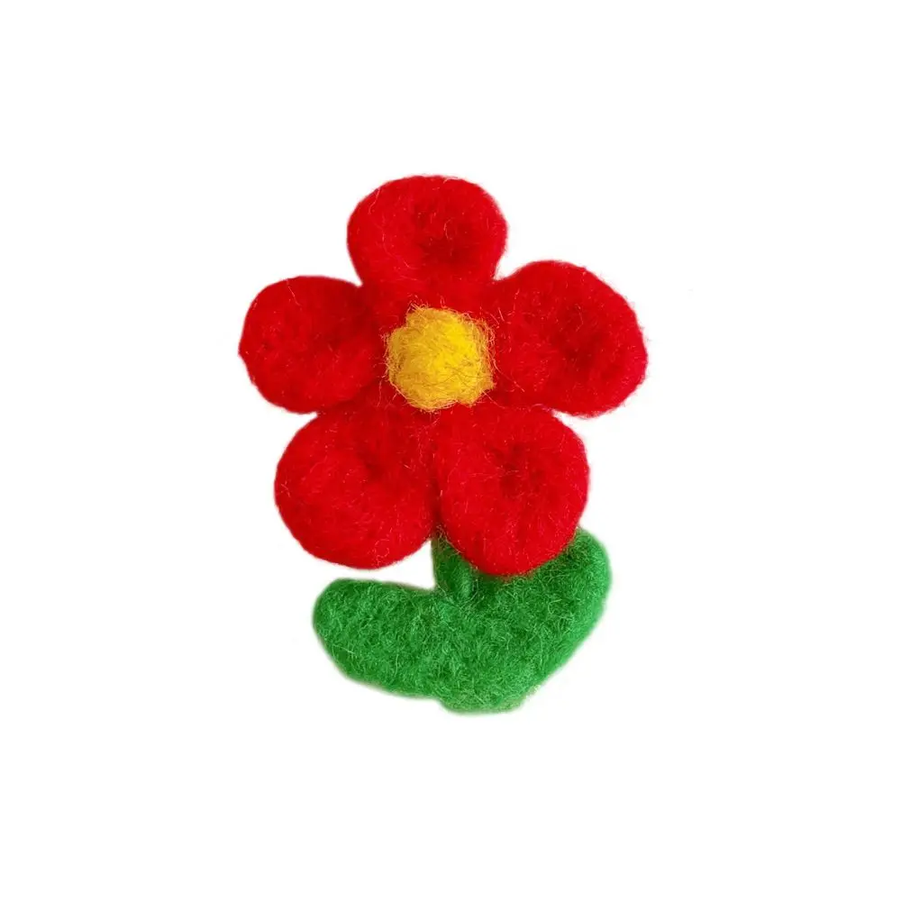 Милые простые подарки для девочек сплав ярких цветов плюшевый шерстяной фетр