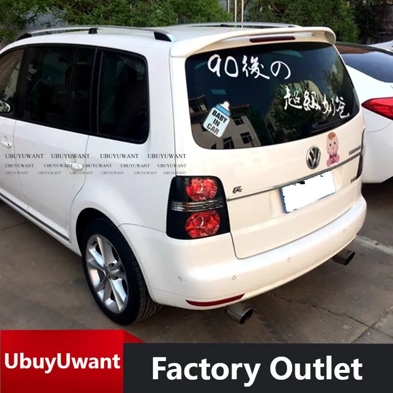 

For Volkswagen TOURAN 2009 2010 2011 2012 2013 2014 Rear Spoiler High Quality ABS Material Primer Color Car Tail Wing Decoration