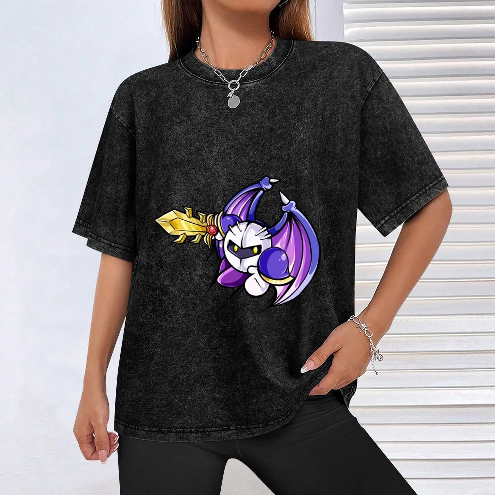 Metaknight Мужская винтажная футболка из хлопка