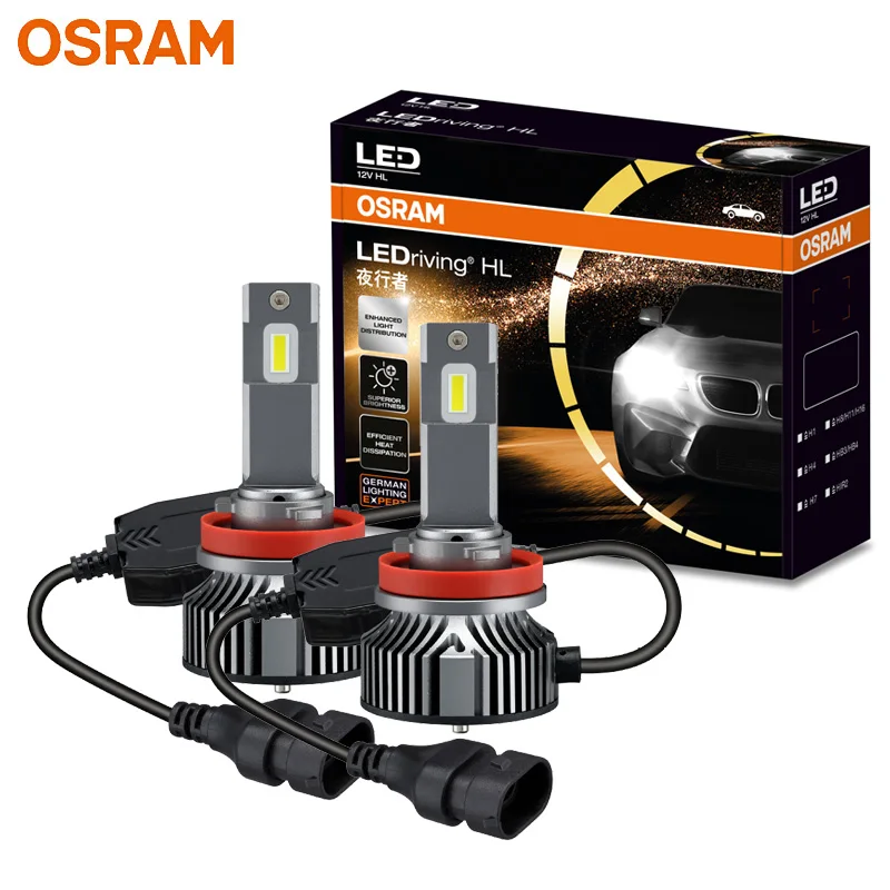 

OSRAM LEDriving HL Премиум Новый Gen H8 H11 H11 YXZ Светодиодные Автомобильные лампы 90 Вт 9000лм высокие Люмены 6000K белые Автомобильные противотуманные лампы G6211CW, 2X