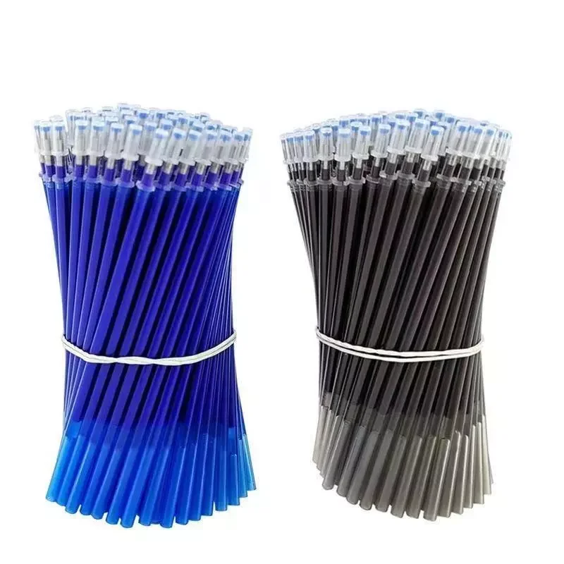 

20Pcs/Set Office Gel Pens Erasable Refill Rod Magic Erasable Pen Refill 0.5mm Blue Black Ink School Stationery Writing Tool Gift