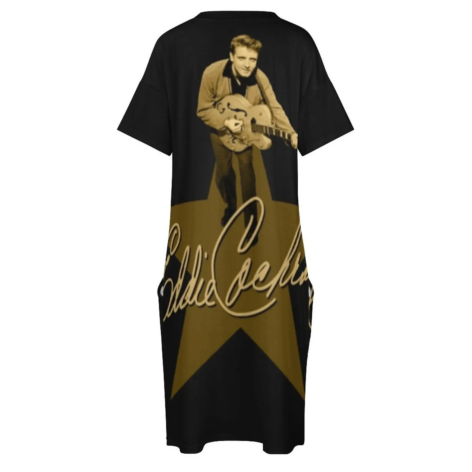 Женское платье Eddie Cochran свободного кроя из полиэстера