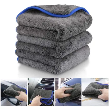 Geruiou 1200GSM Car Wash Drying Towel Accessory Microfiber Cleaning Tool Care Car Detailing Auto Products Microfiber Towel Cloth 1