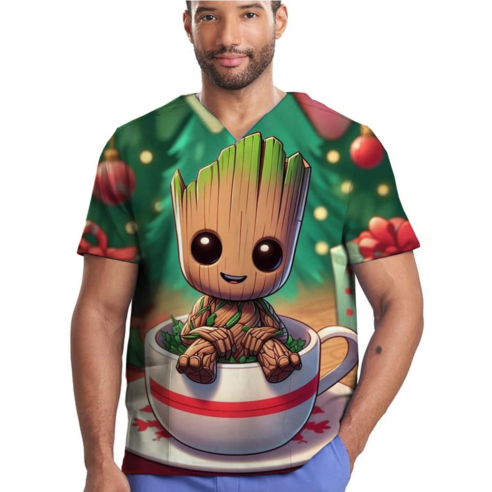 Новая Униформа Marvel Человек-паук с принтом скрабы топы для салона красоты