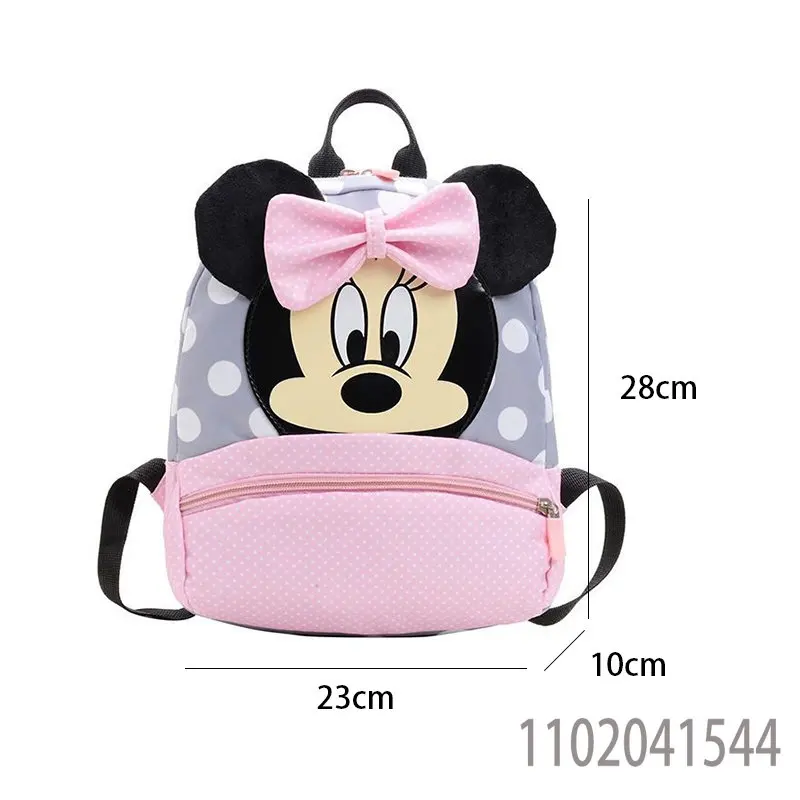 Disney Student School Bags for Girls Kid Kindergarten Preschool Mini Toddler Backpack Nylon Cute Minnie Mouse Free Shipping