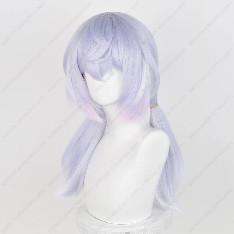 Женский парик для косплея Sigewinne длинный 55 см блестящий розовый пушистый с