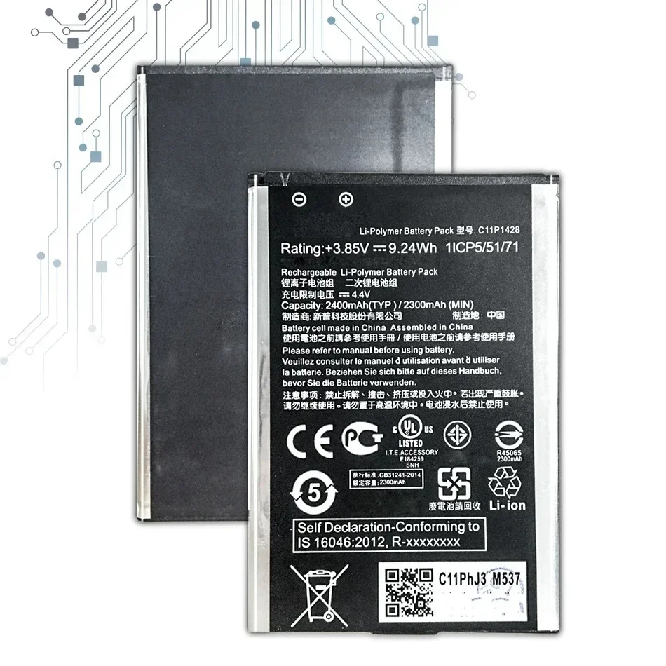 C11P1404 C11P1601 Аккумулятор для ASUS ZenFone 4 5 6/2 3 Laser Max Deluxe A400CG Go ZC451TG Z00SD телефона