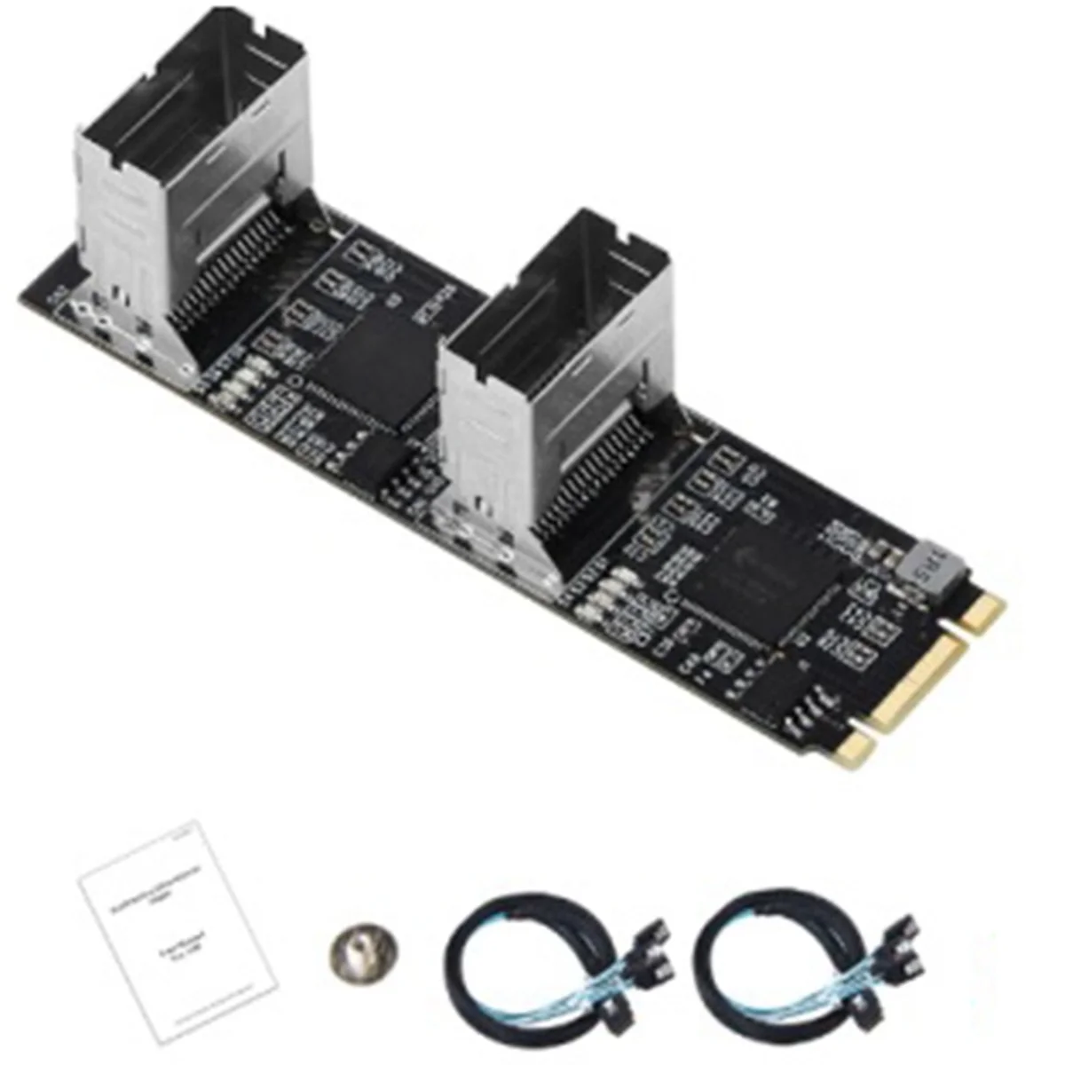 Новинка карта M.2-SATA PCI Express 3 0 M2 на SATA адаптер мультипликатора 8 порт 6 Гбит/с
