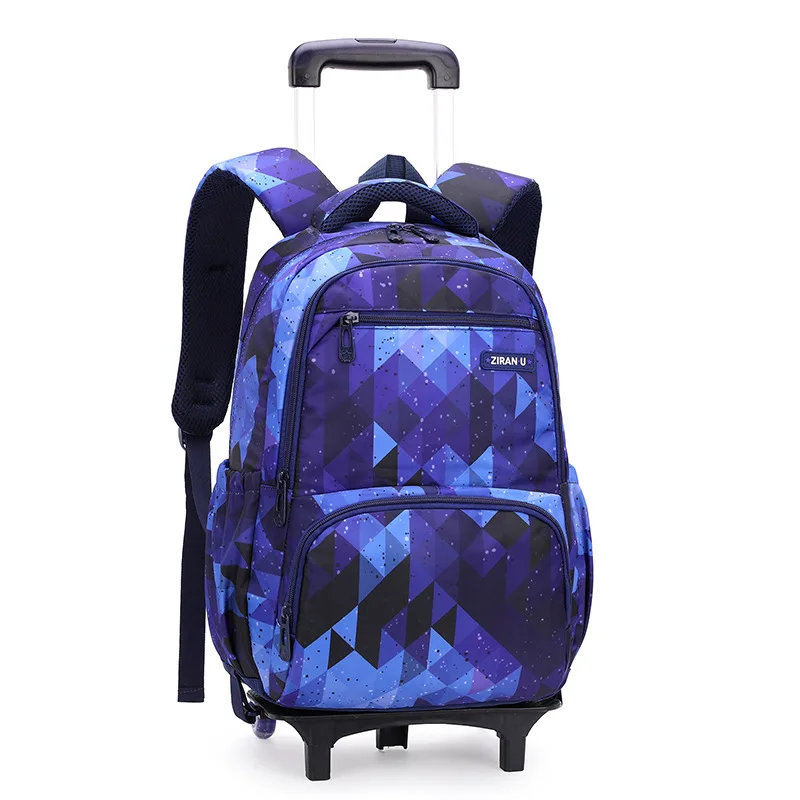 Trolley Children School Bags Mochila Kids Backpacks With Wheel Trolley Luggage For Girls Boys backpack Escolar Backbag Schoolbag