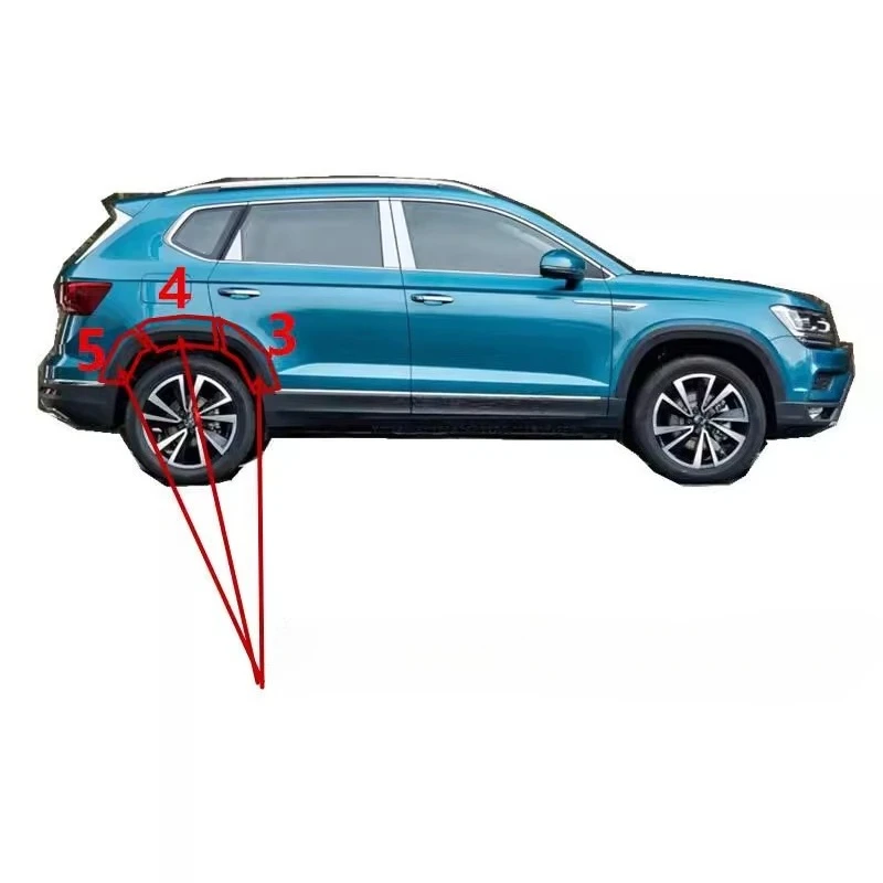 

Для колесных арок Volkswagen Tharu, оригинальные заводские крылья передних и задних колес, расширенный бампер с полосками против царапин