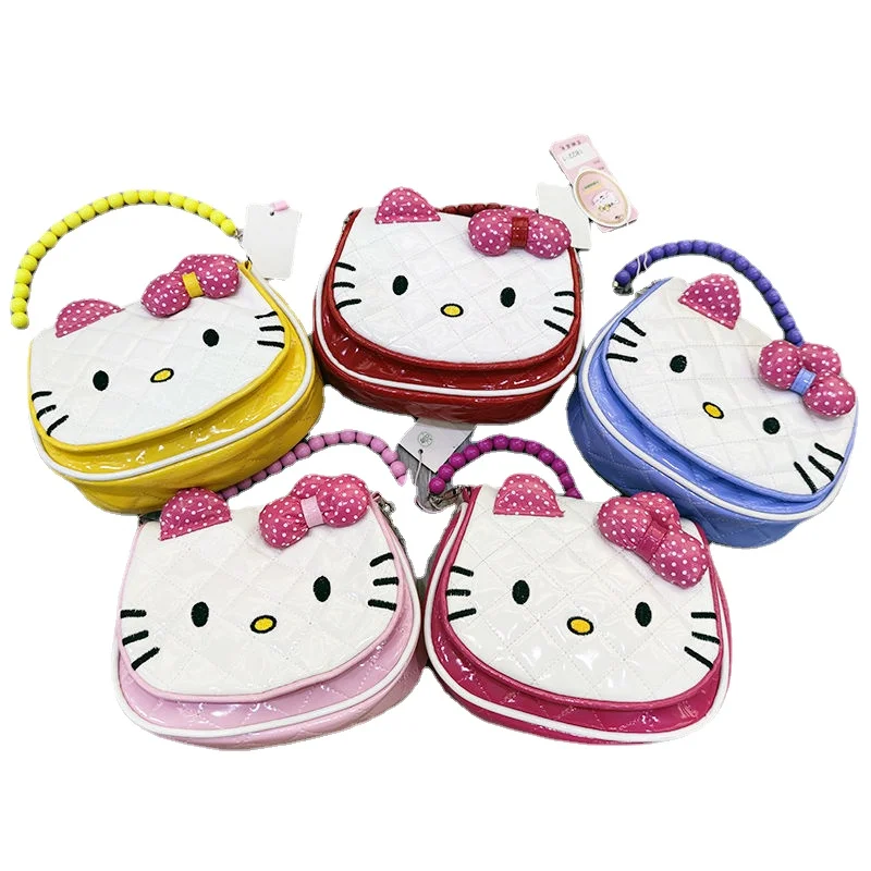 

Bandai Hellokitty Hello Kitty Kid's Handbag Bag Female All-Match Cartoon Cosmetic Storage Bag