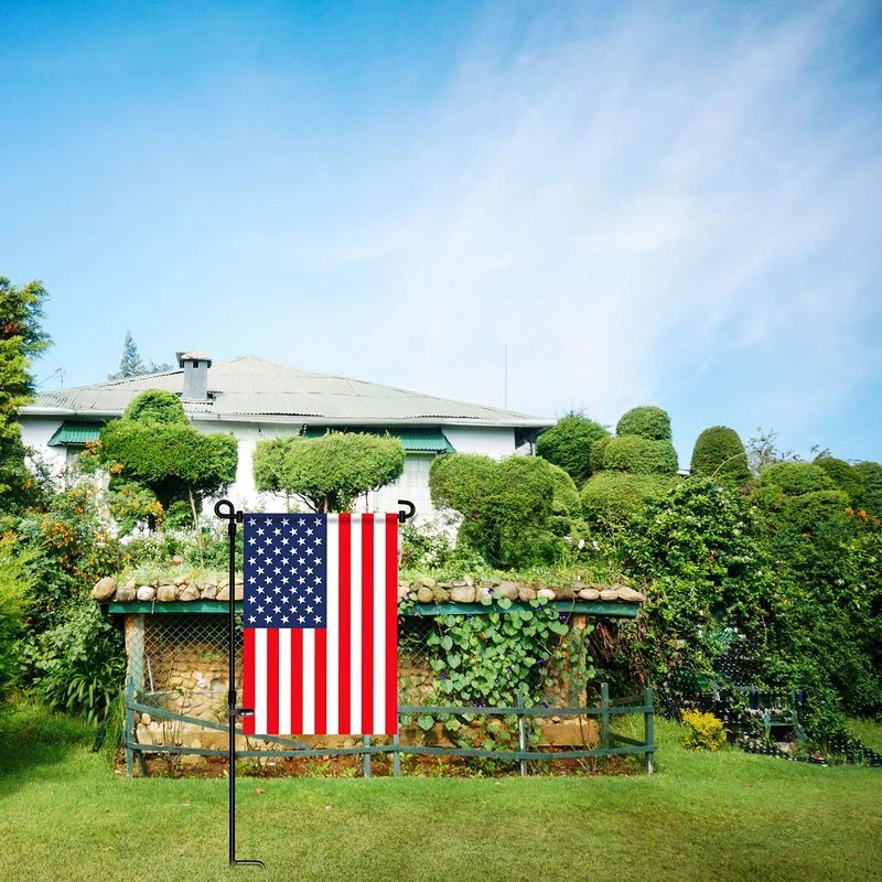 Подставка для садового флага Премиум держатель металлическая Погодостойкая