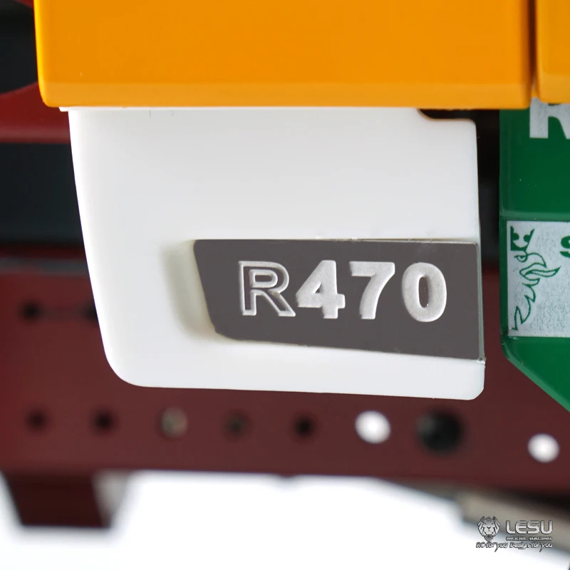 Пластиковый спойлер LESU для Tamiyaya 1/14 Радиоуправляемый трактор R470 игрушки с