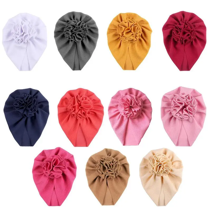 

Baby Pure Cotton Sunflower Headband Hat Turbans Babies Beanie Knot Soft And Stretchy Newborn Hospital Head Wrap Nursery Turban