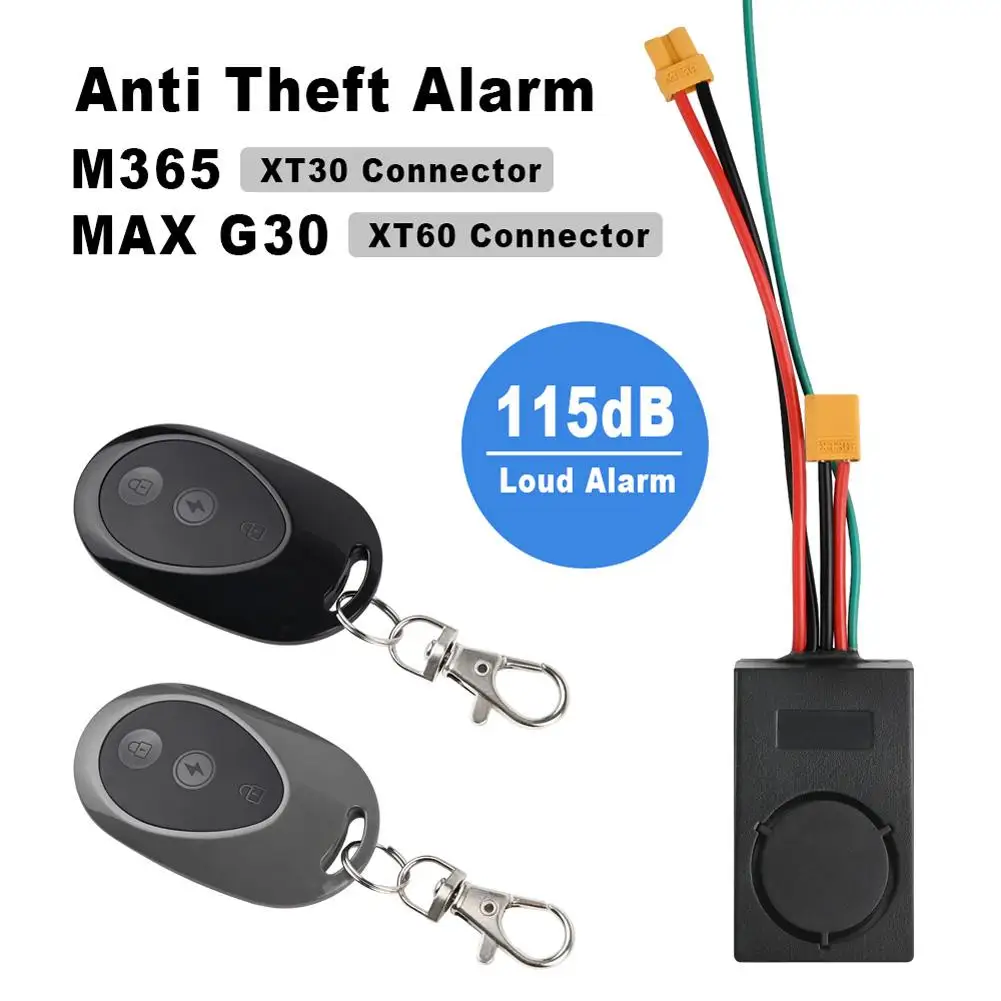 

Electric Scooter Anti Theft System One Touch Start Electric Bike Anti-theft Alarm Device Compatible For M365/ Nunbo MAX G30