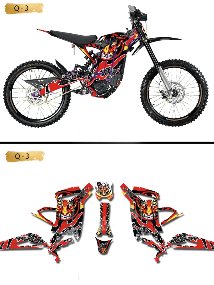 About Surron Electric Bike Stickers Full Car Complete Decals
