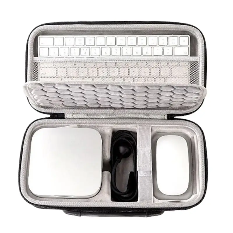 Фото [НОВИНКА! A25P] Специальный портативный чехол для Mac Mini, ударопрочная сумка-органайзер большой вместимости с ручкой для путешествий