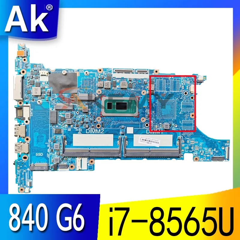 

FOR HP 840 G6 850 G6 15u G6 laptop motherboard L62753-601 L62753-501 L62753-001 6050A3022501-MB 100% working With i7-8565U SRFFW