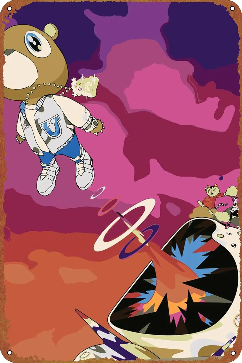 KVYYB Kanye West рэпер musc плакат металлическая табличка Tn Sgn Vntage металлический паб клуб