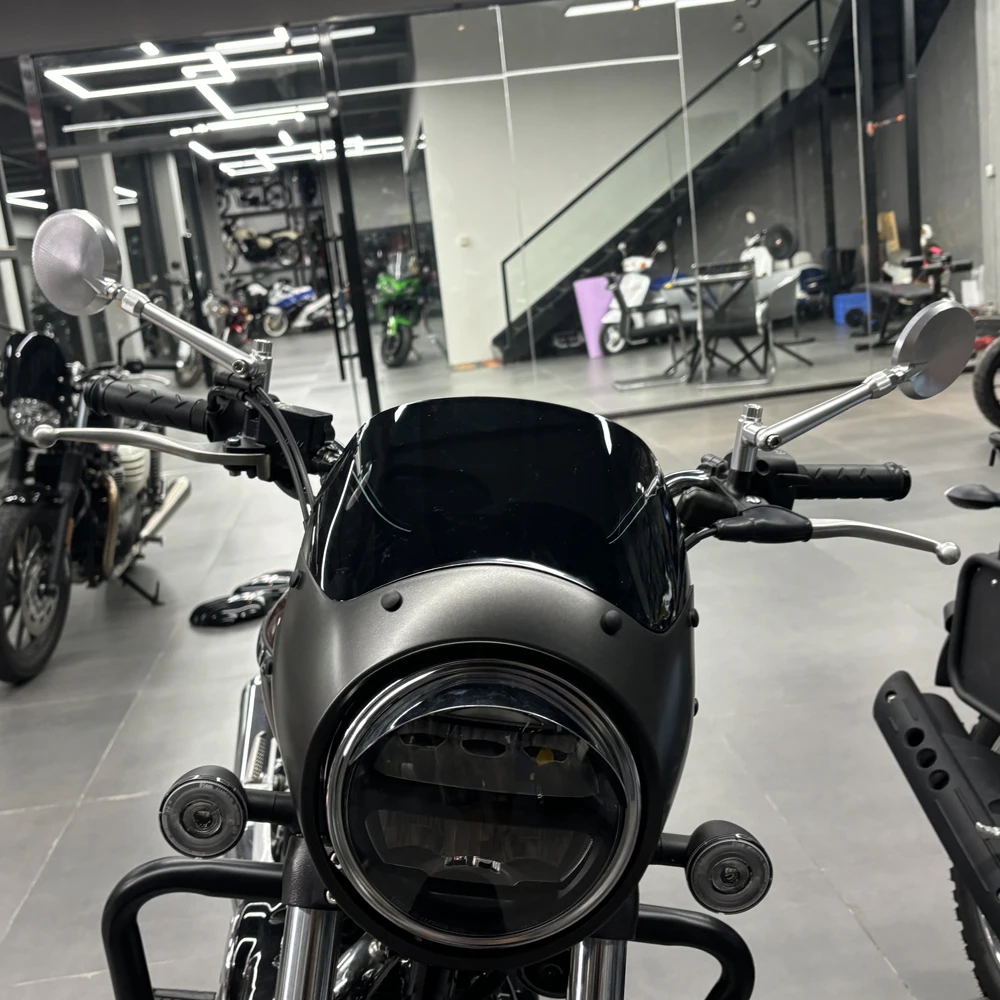 Складное зеркало в стиле ретро для мотоцикла Z900RS аксессуары Kawasaki Z900 RS Z650RS синее