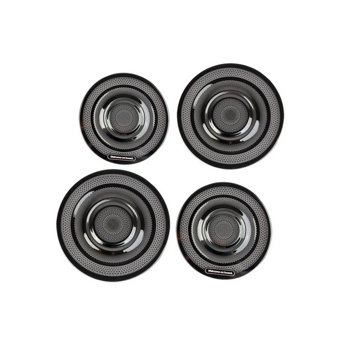 

Car Front Rear Door Audio Speaker Tweeters Grille Frame Cover