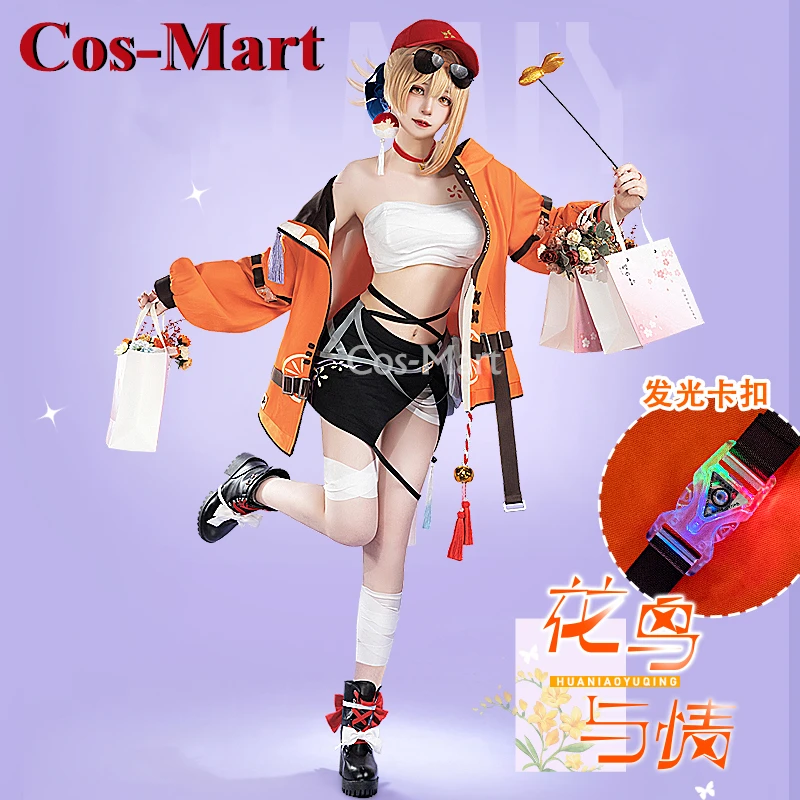 Косплей-костюм Cos-Mart для игры Genshin Impact Yoimiya цветы птицы и любовь
