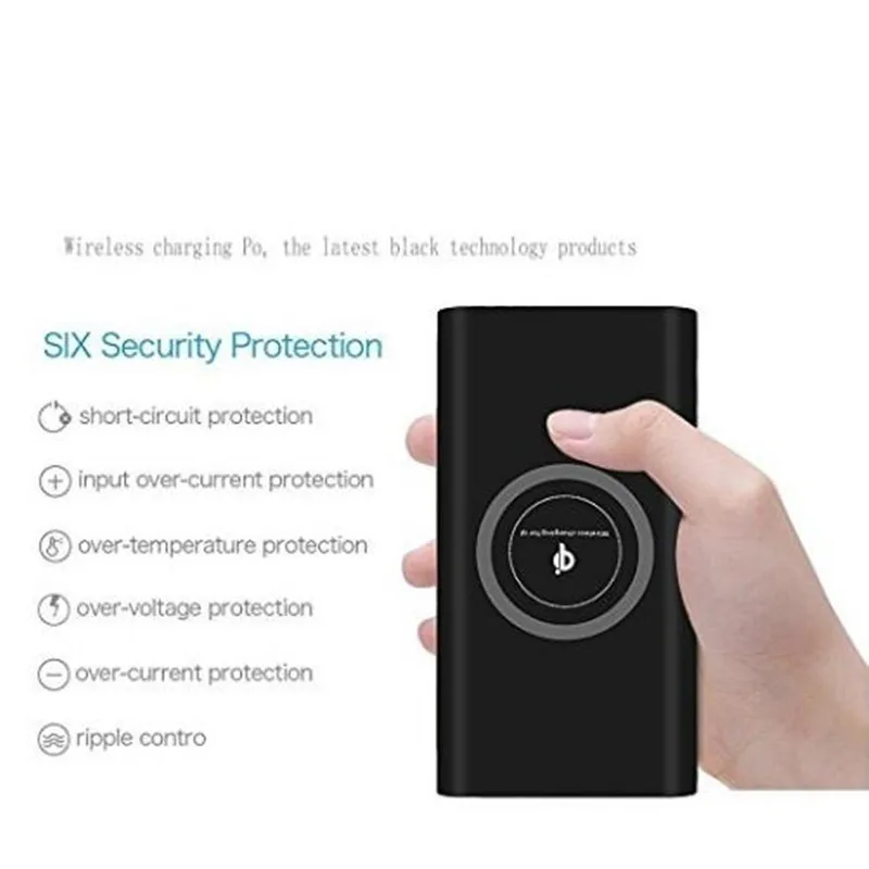 Power Bank 30000mAh High Capacity Wireless Mobile Charger Fast Charging USB Port Mobile Battery Pack Makes The Best Gift