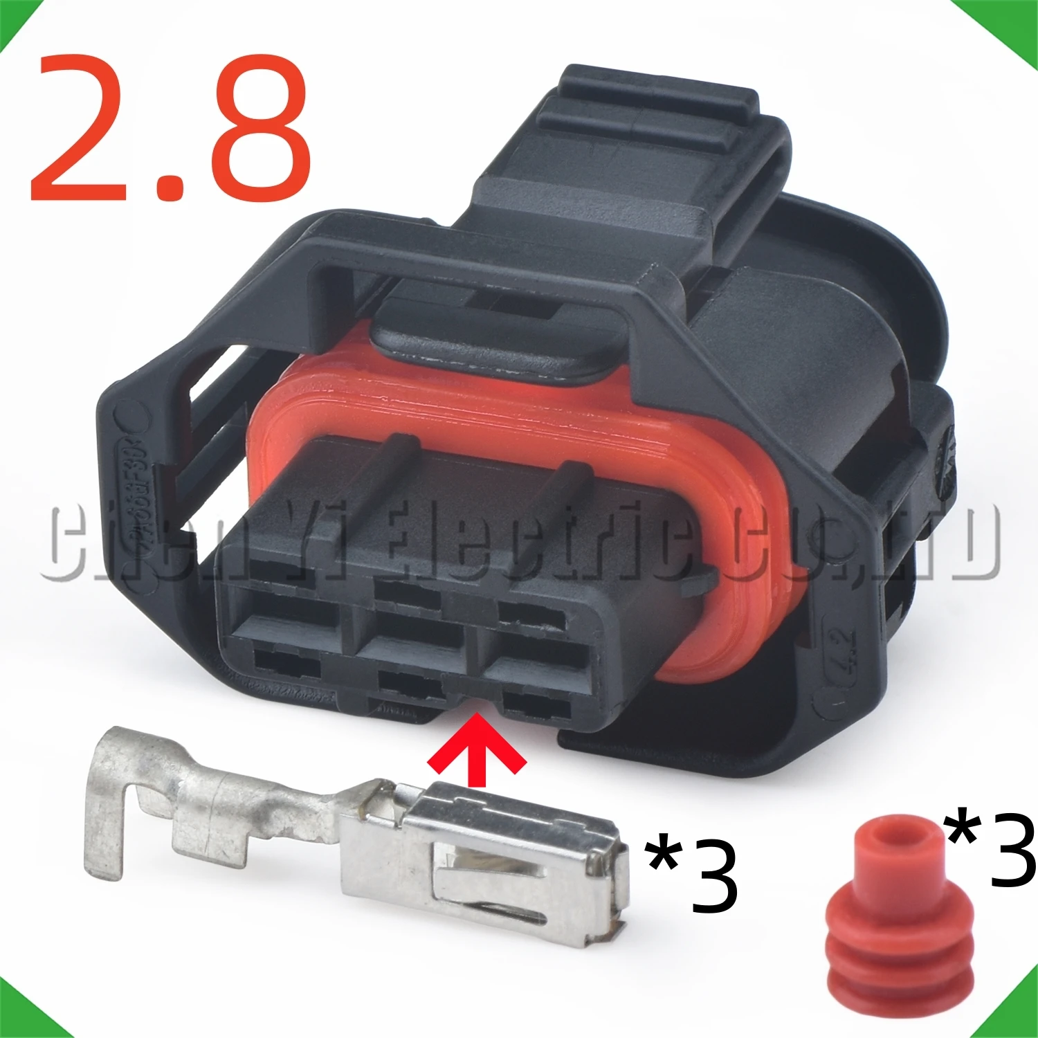 

3-контактные автомобильные разъемы, измерительный блок, топливная форсунка, датчик давления впускного вала, жгут проводов, вилка 1928403968