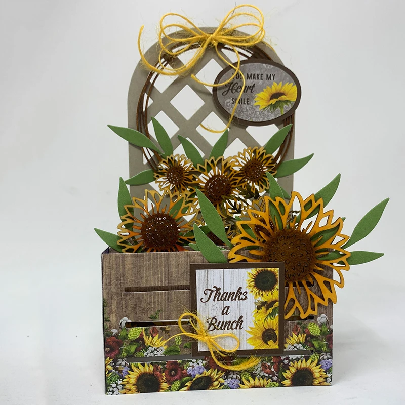 

Trellis Box Metal Cutting Dies For DIY Scrapbook Cutting Die Paper Cards Embossed Decorative Craft Die Cut New Arrival