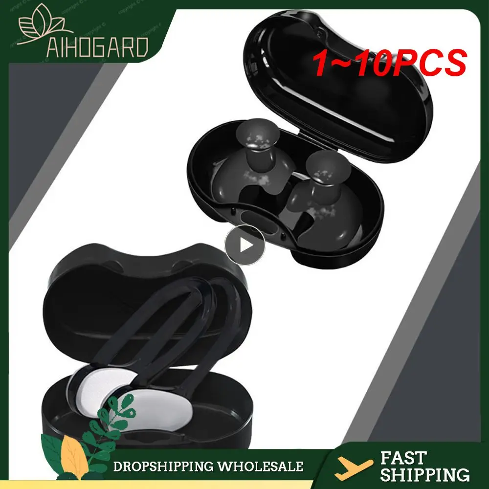 

1~10PCS Silicone Sleeping Ear Plugs Sound Insulation Ear Protection Earplugs Anti-Noise Plugs for Travel Soft Noise Reduction