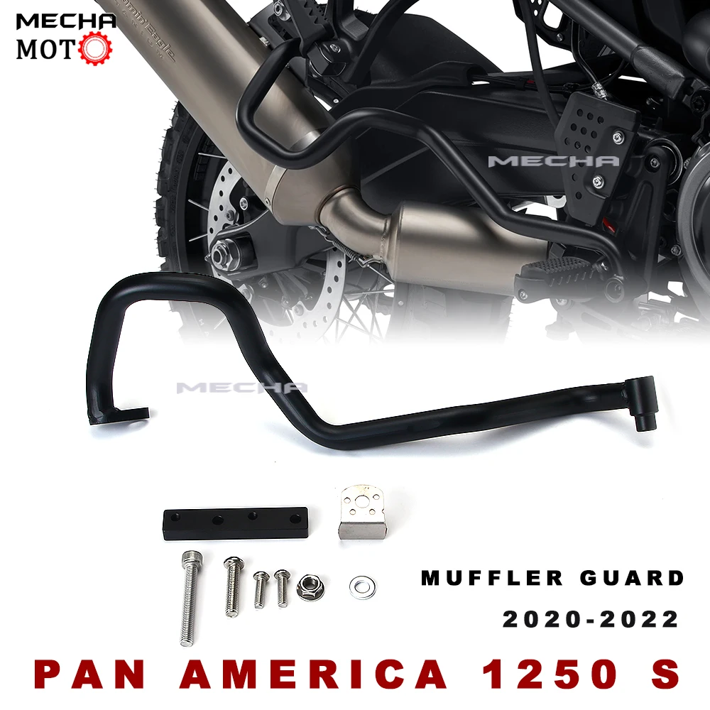 Guardia del silenciador For HARLEY PAN AMERICA 1250 S RA1250 S PANAMERICA1250 2020 - 2022 Muffler Guard Crash Bar Protector